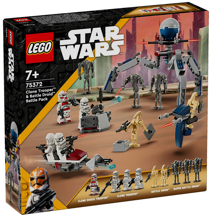 Star Wars Battle PACK Clone Trooper e Battle Droid 75372